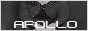 an image of mind sitting, the bottom of his chin down to his knees visible, and white text reading 'APOLLO' on the bottom.